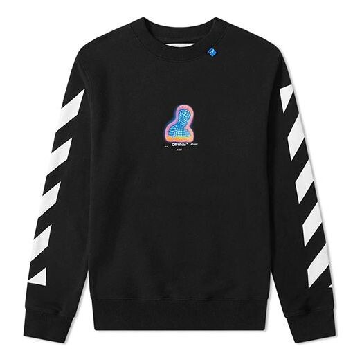 Толстовка mens thermo striped logo slim-fit sweatshirt Off-White, черный
Толстовка mens thermo striped logo slim-fit sweatshirt Off-White, черный