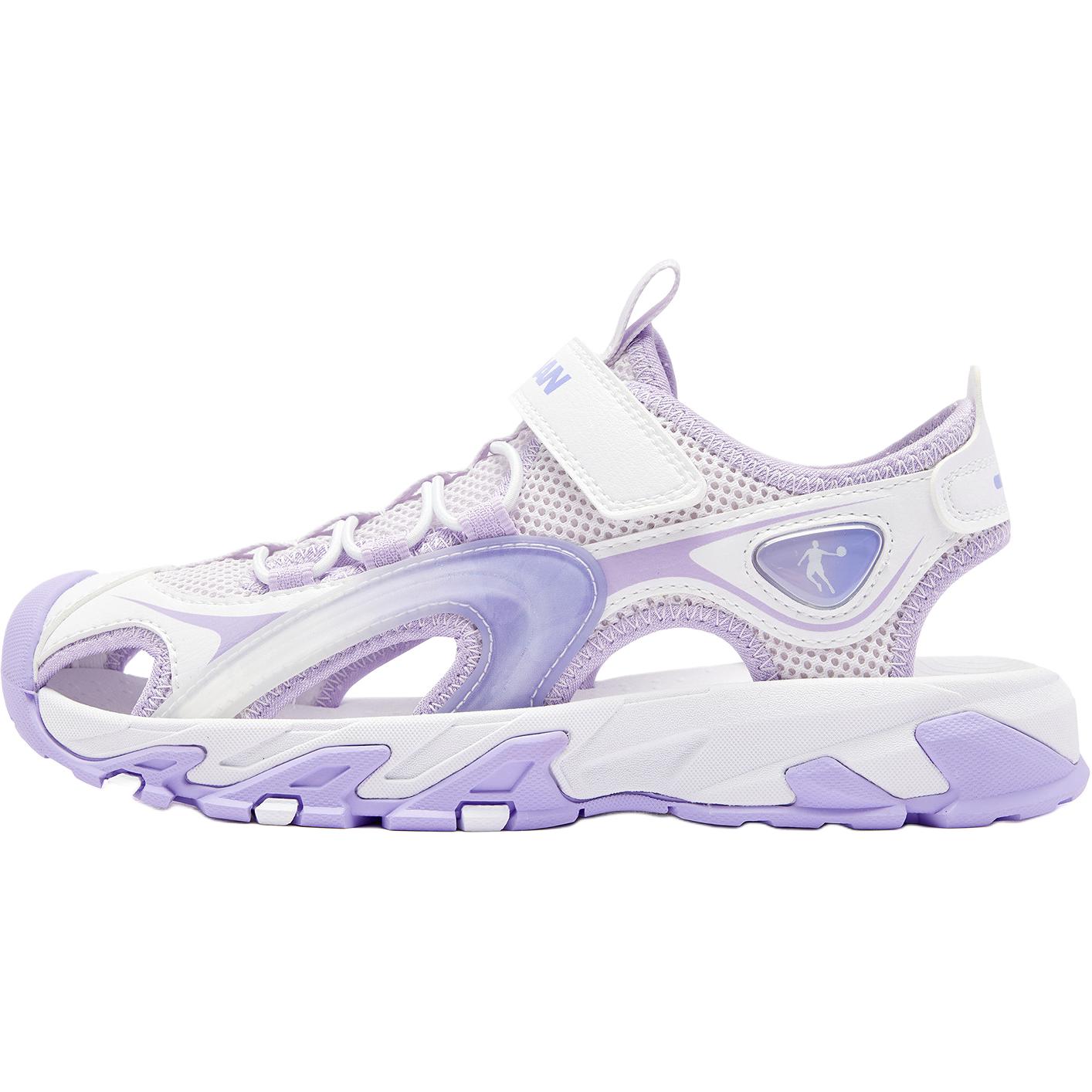 Нескользящие и дышащие низкие детские сандалии для подростков QIAODAN, белый/фиолетовый
Нескользящие и дышащие низкие детские сандалии для подростков QIAODAN, белый/фиолетовый