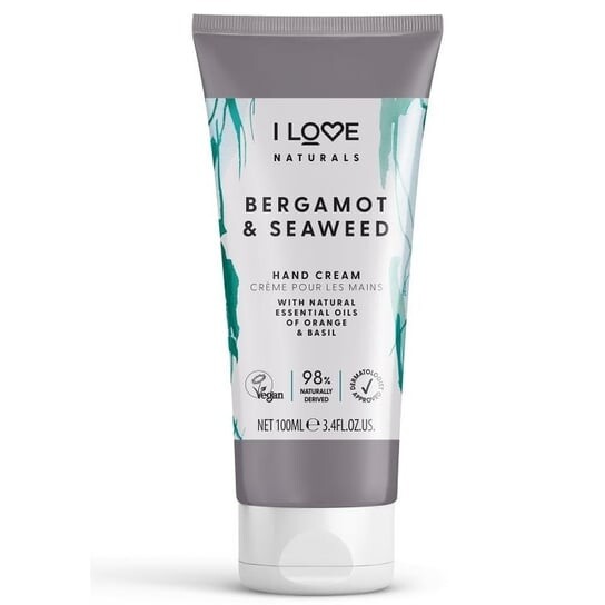 Крем для рук, бергамот и морские водоросли, 75 мл I Love Naturals Hand Cream
Крем для рук, бергамот и морские водоросли, 75 мл I Love Naturals Hand Cream