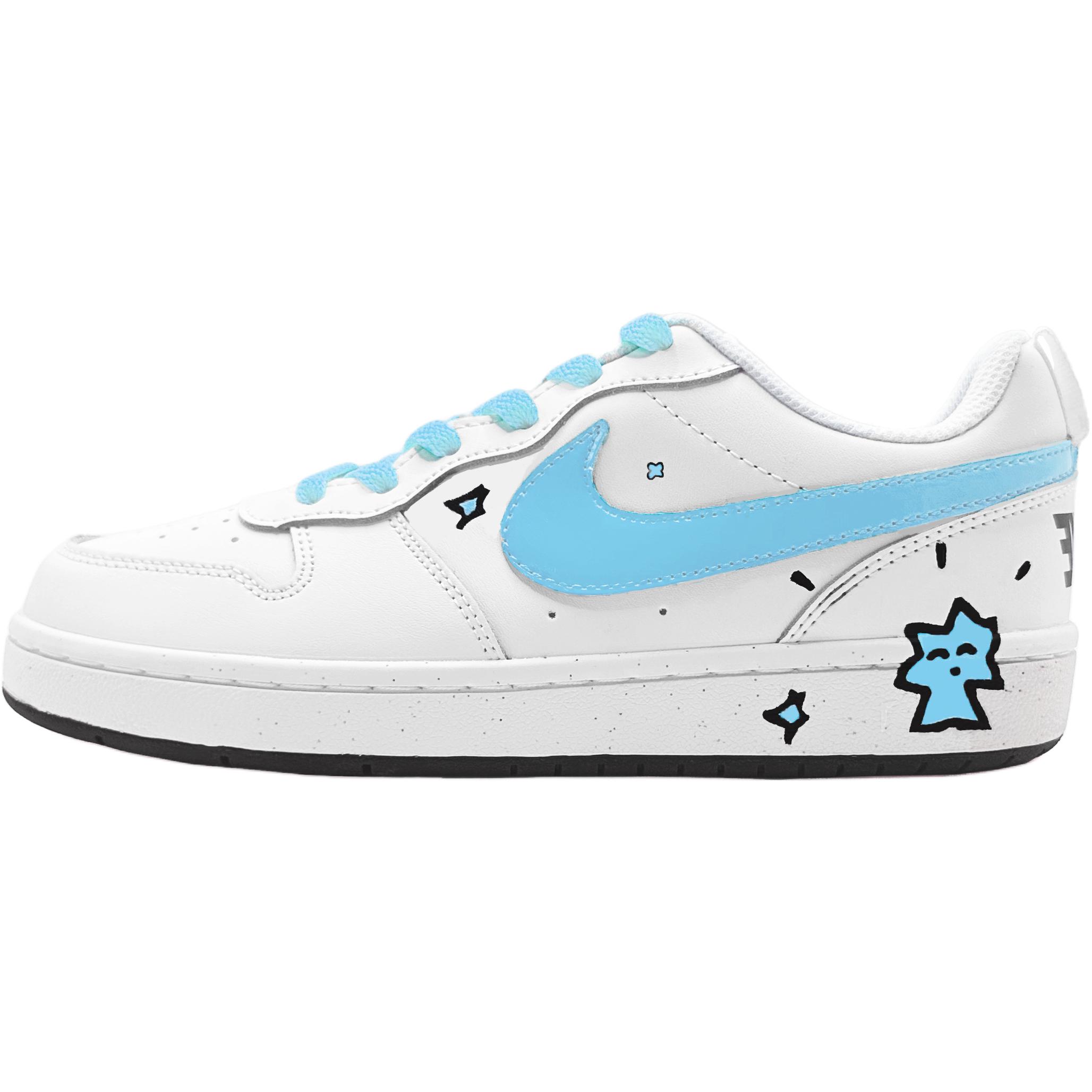 Кроссовки Court Borough Lucky Blue Star с противоскользящим покрытием, износостойкие, низкие, для детей и подростков Nike, белый/синий
Кроссовки Court Borough Lucky Blue Star с противоскользящим покрытием, износостойкие, низкие, для детей и подростков Nike, белый/синий