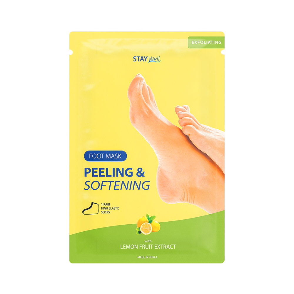Отшелушивающая маска для ног с лимоном peeling & softening foot mask lemon Stay Well, количество 1 шт.
Отшелушивающая маска для ног с лимоном peeling & softening foot mask lemon Stay Well, количество 1 шт.