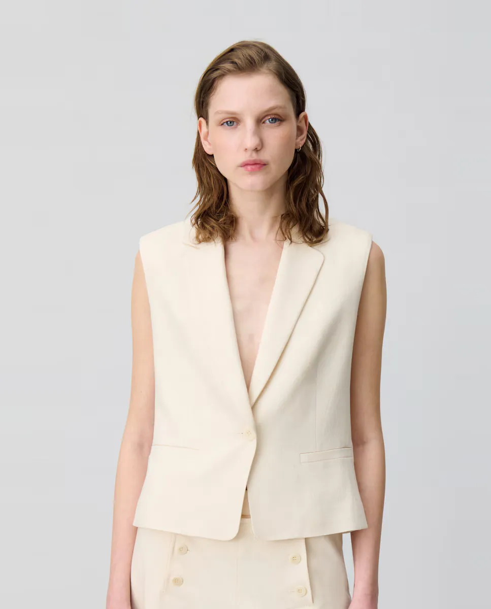 Женский жилет без рукавов Claudie Pierlot, бежевый
Женский жилет без рукавов Claudie Pierlot, бежевый