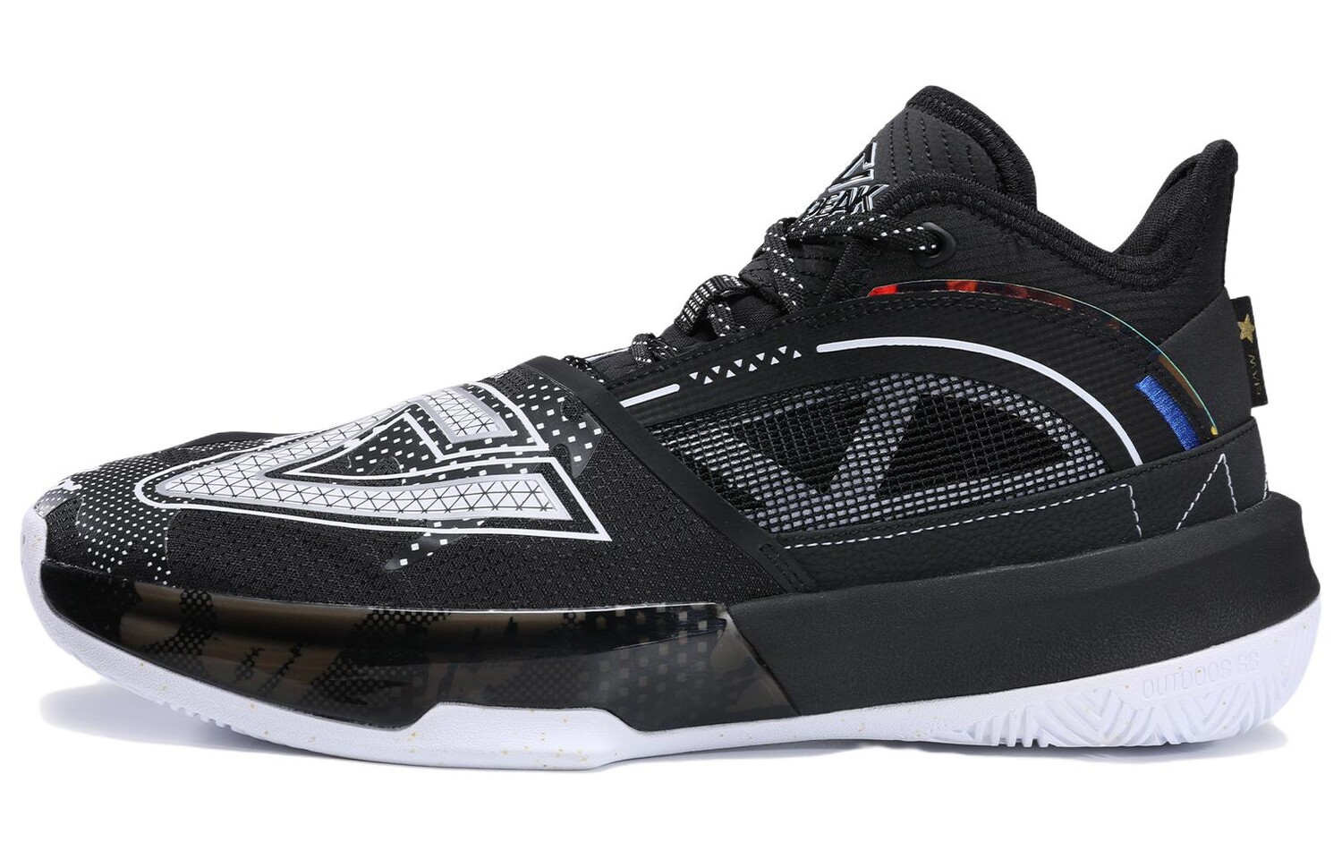 Баскетбольные кроссовки State Pole женские, средние, черные/белые Peak
Баскетбольные кроссовки State Pole женские, средние, черные/белые Peak