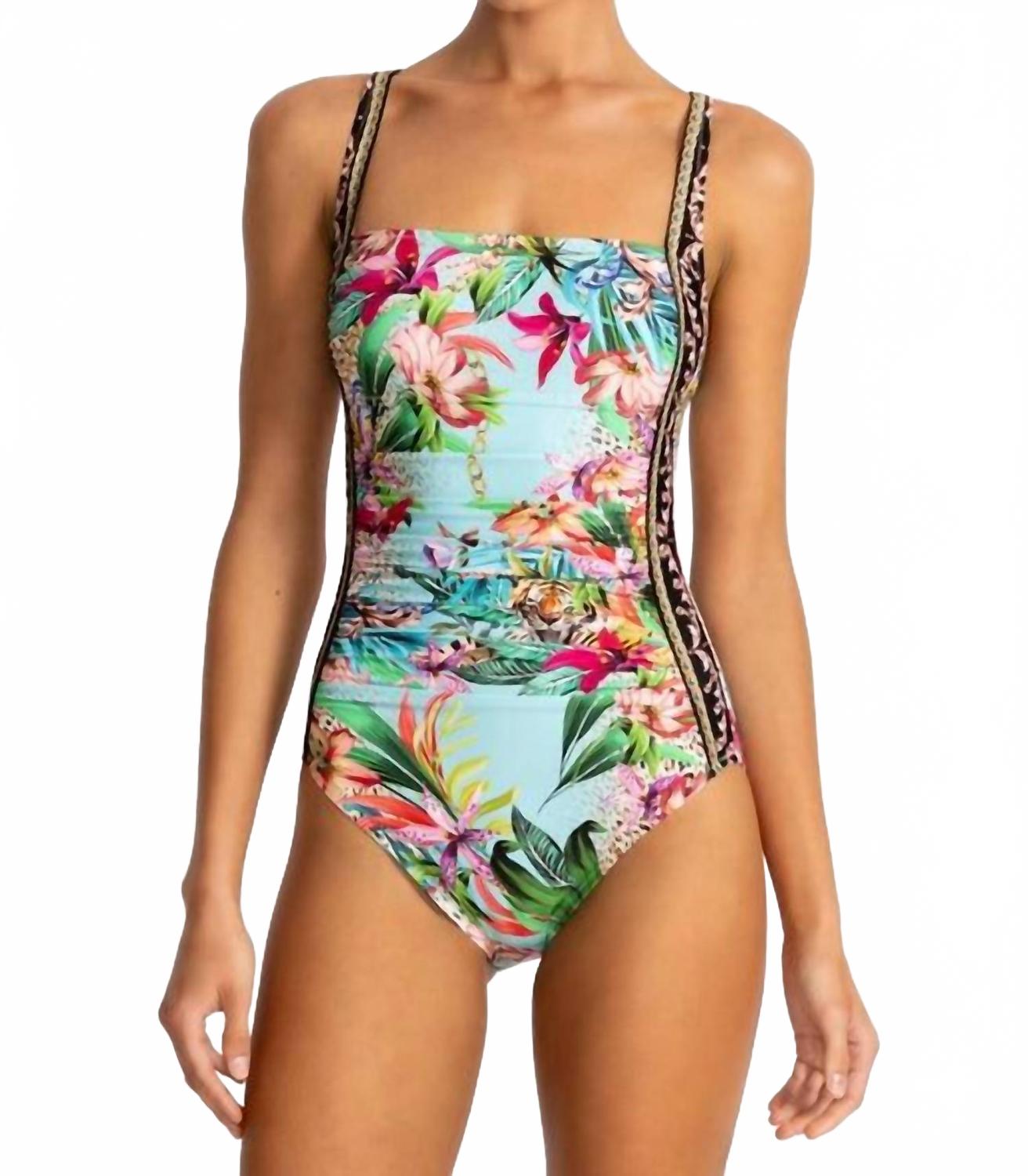 Слитный купальник Marilyn с рюшами и принтом шарфа Miller Tigre Johnny Was, Miller Tigre Scarf Print
Слитный купальник Marilyn с рюшами и принтом шарфа Miller Tigre Johnny Was, Miller Tigre Scarf Print