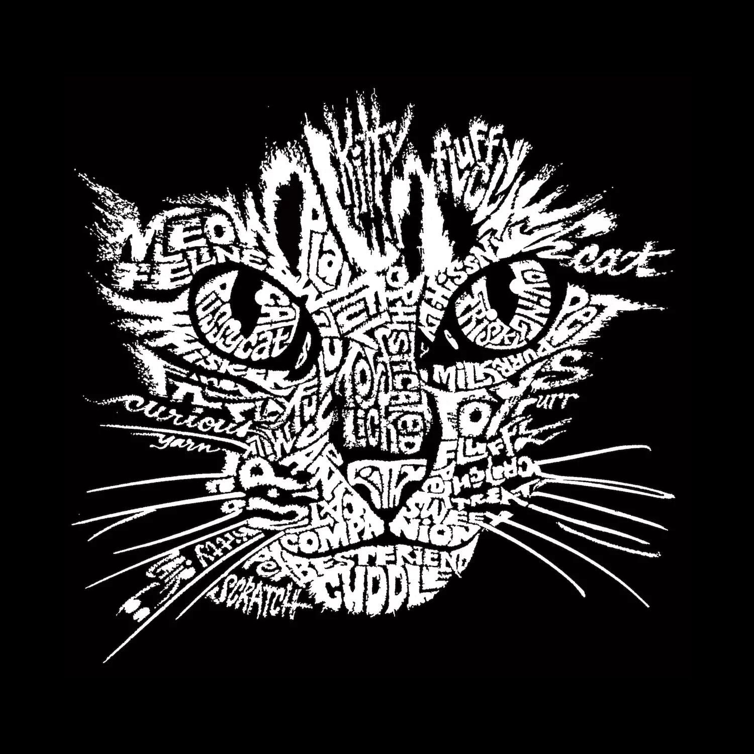Кошачья морда — мужская толстовка с круглым вырезом Word Art LA Pop Art
Кошачья морда — мужская толстовка с круглым вырезом Word Art LA Pop Art