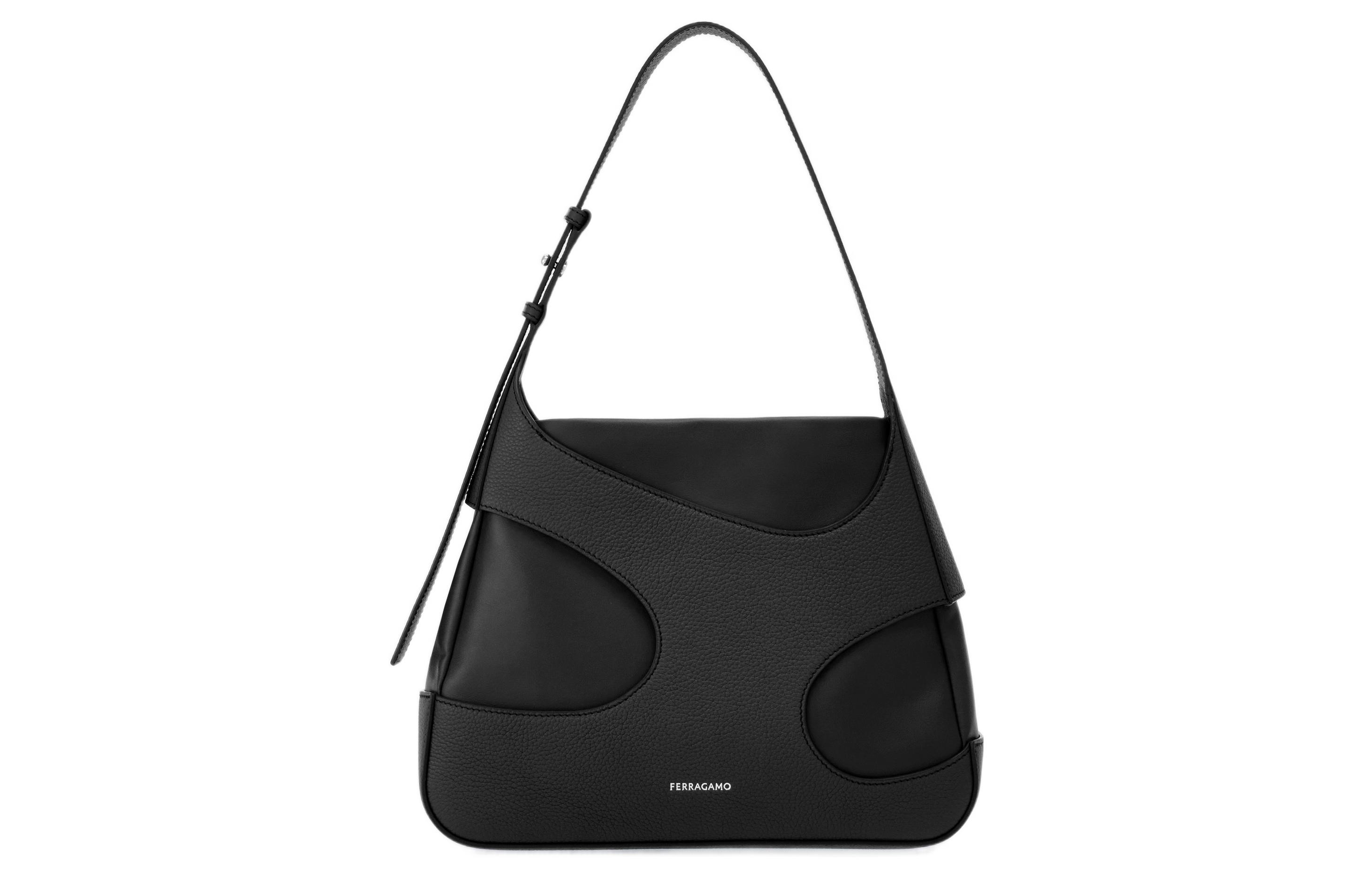 Ferragamo Сумка через плечо Hammered Texture Cow Leather, женская, black
Ferragamo Сумка через плечо Hammered Texture Cow Leather, женская, black