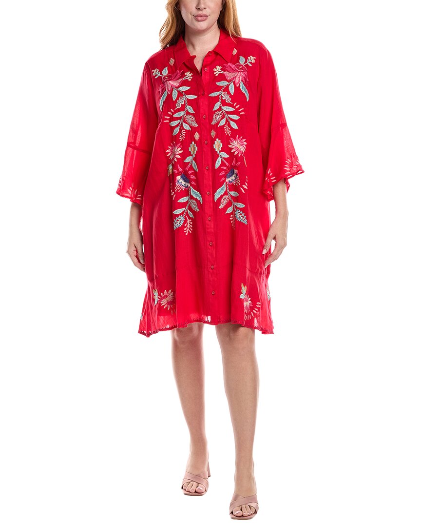 Джонни Вас Плюс платье-комбинация Johnny Was, красный
Джонни Вас Плюс платье-комбинация Johnny Was, красный