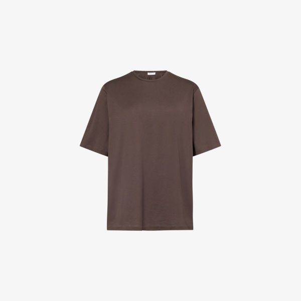 Футболка The Frankie Shop Harper, коричневый 
Футболка The Frankie Shop Harper, коричневый