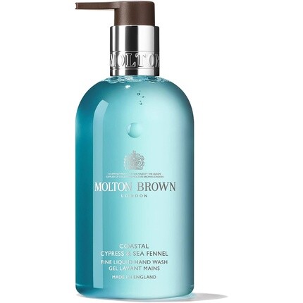 Жидкое средство для мытья рук Molton Brown Coastal Cypress and Sea Fennel Fine, 300 мл 
Жидкое средство для мытья рук Molton Brown Coastal Cypress and Sea Fennel Fine, 300 мл