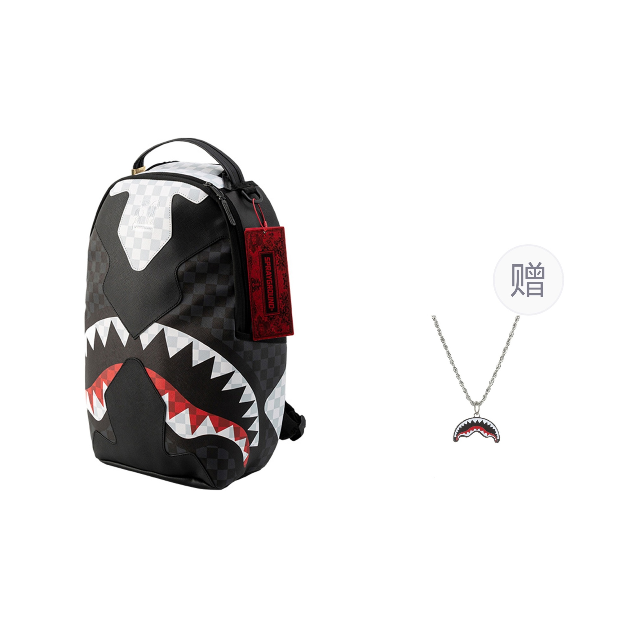 SPRAYGROUND Повседневный рюкзак из ПВХ унисекс черный, Black (Comes with Necklace) 
SPRAYGROUND Повседневный рюкзак из ПВХ унисекс черный, Black (Comes with Necklace)
