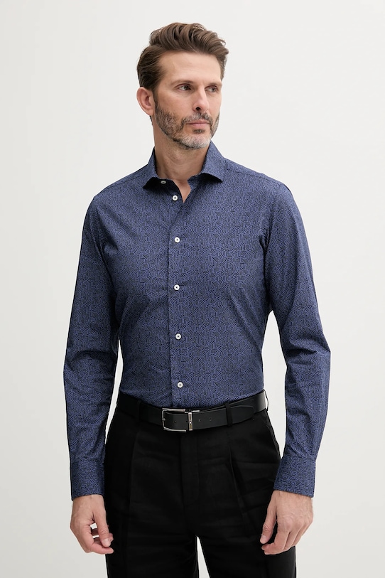 Хлопковая рубашка United Colors Of Benetton, темно-синий
Хлопковая рубашка United Colors Of Benetton, темно-синий