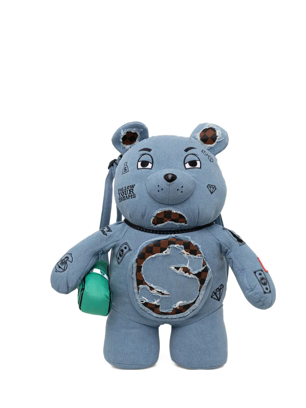 Рюкзак Shark Teddy Money Bear Sprayground, синий
Рюкзак Shark Teddy Money Bear Sprayground, синий
