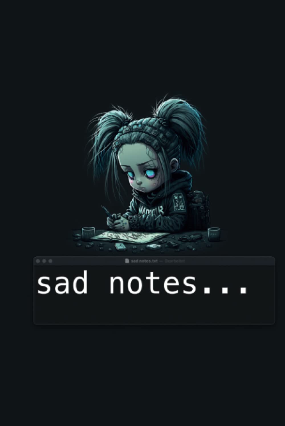 "sad notes" Notebook (Independently published)
"sad notes" Notebook (Independently published)