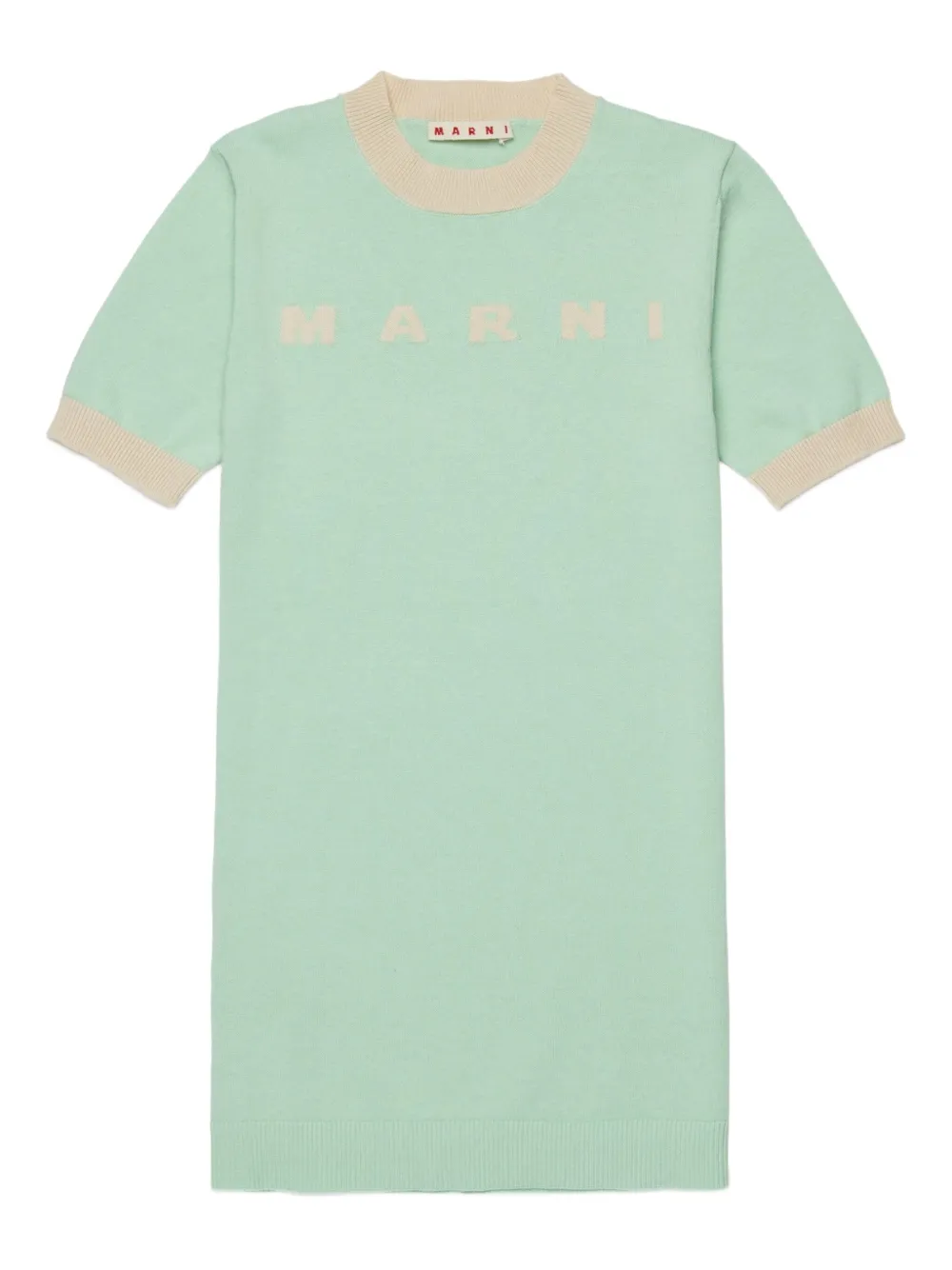 Платье с короткими рукавами Marni Kids, зеленый
Платье с короткими рукавами Marni Kids, зеленый