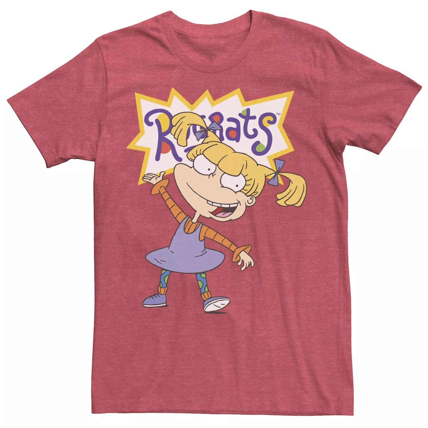 Мужская футболка Rugrats Angelica с простым портретным рисунком Nickelodeon 
Мужская футболка Rugrats Angelica с простым портретным рисунком Nickelodeon
