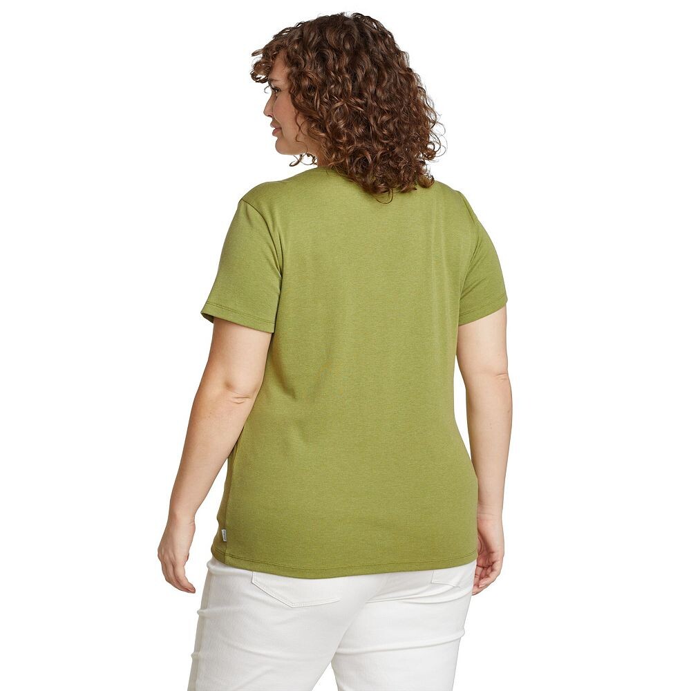 Плюс размер Eddie Bauer Футболка с короткими рукавами и V-образным вырезом, белый
Плюс размер Eddie Bauer Футболка с короткими рукавами и V-образным вырезом, белый