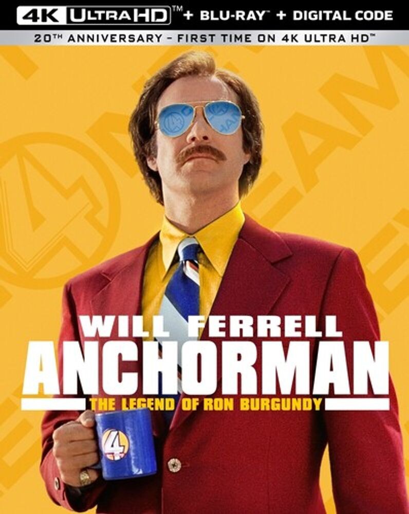 Диск 4K UHD Anchorman: The Legend Of Ron Burgundy
Диск 4K UHD Anchorman: The Legend Of Ron Burgundy
