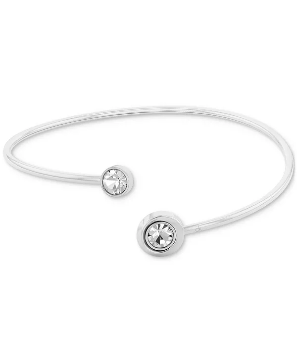 Браслет-Манжета из нержавеющей стали с витым безелем из кубического циркония Calvin Klein, silver
Браслет-Манжета из нержавеющей стали с витым безелем из кубического циркония Calvin Klein, silver