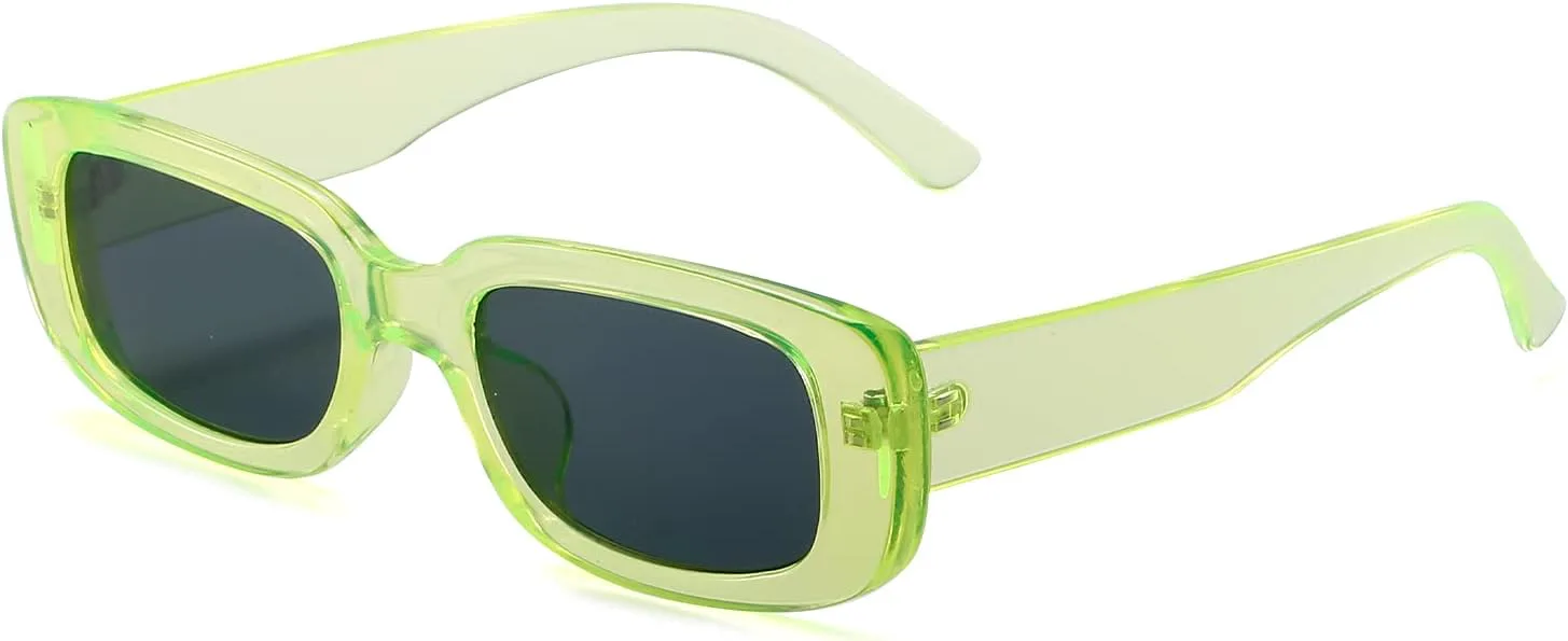 Солнцезащитные очки BUTABY прямоугольной формы для женщин, ретро-очки для вождения, винтажный стиль 90-х, узкая квадратная оправа, защита UV400, Green Frame Grey Lens
Солнцезащитные очки BUTABY прямоугольной формы для женщин, ретро-очки для вождения, винтажный стиль 90-х, узкая квадратная оправа, защита UV400, Green Frame Grey Lens