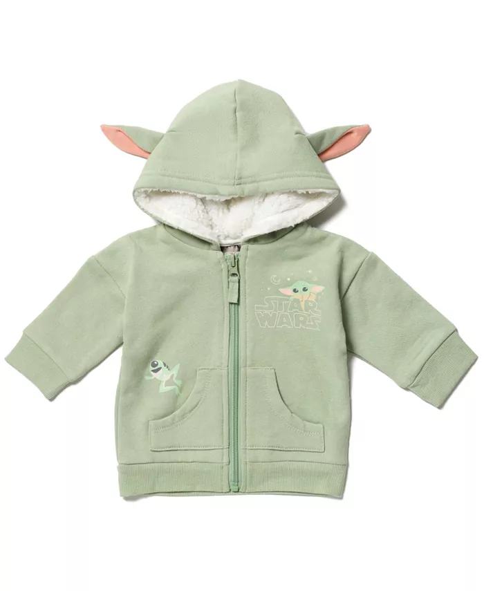 Детская толстовка на молнии с капюшоном из флиса Toddler Boys Star Wars The Mandalorian Starwars, зеленый
Детская толстовка на молнии с капюшоном из флиса Toddler Boys Star Wars The Mandalorian Starwars, зеленый