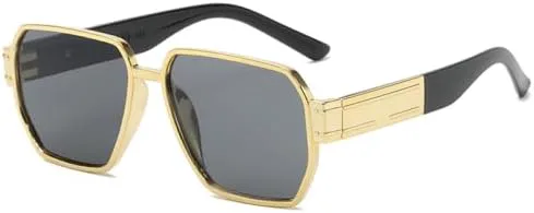 Модные квадратные солнцезащитные очки большого размера для женщин, крупная оправа, цветные солнцезащитные очки, женские, унисекс, черные MTZJH, Gold Gray
Модные квадратные солнцезащитные очки большого размера для женщин, крупная оправа, цветные солнцезащитные очки, женские, унисекс, черные MTZJH, Gold Gray