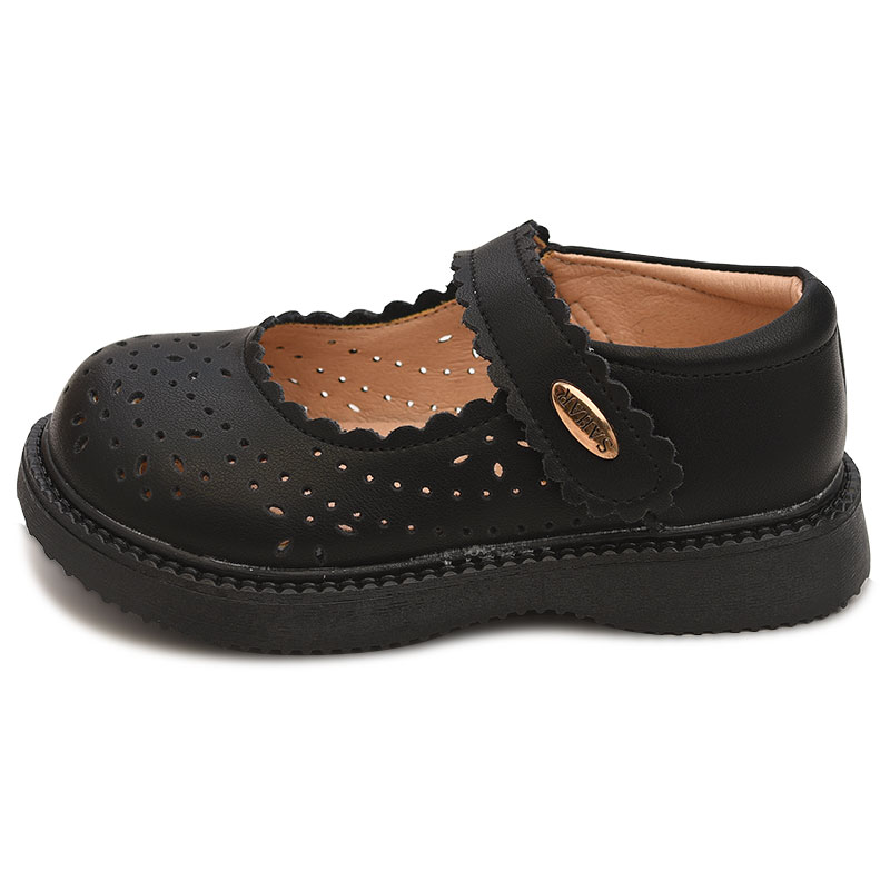 Детские кожаные туфли с противоскользящей подошвой и защитой от ударов Budding, черный
Детские кожаные туфли с противоскользящей подошвой и защитой от ударов Budding, черный