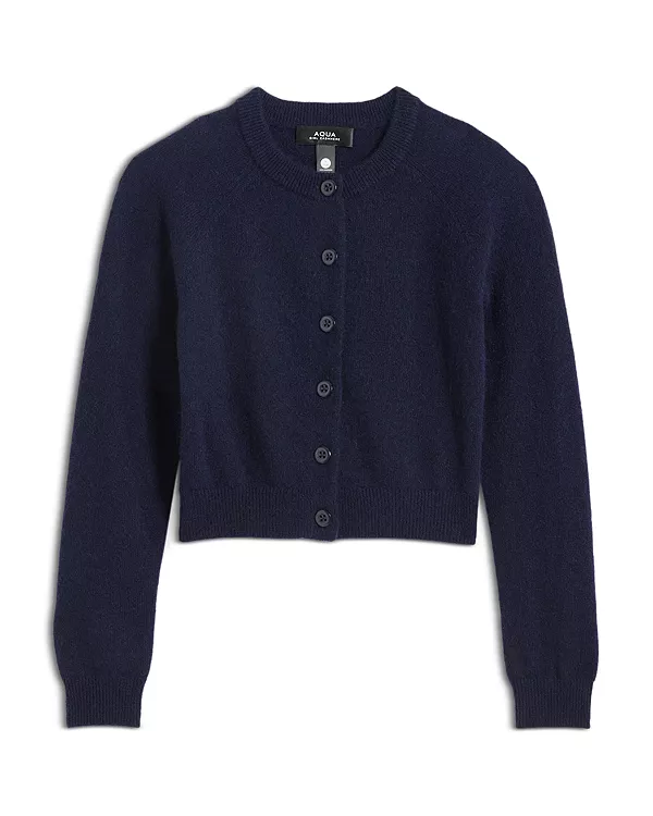 Вязаный кашемировый кардиган Aqua для девочек, подростковый размер - эксклюзив. Aqua, синий
Вязаный кашемировый кардиган Aqua для девочек, подростковый размер - эксклюзив. Aqua, синий