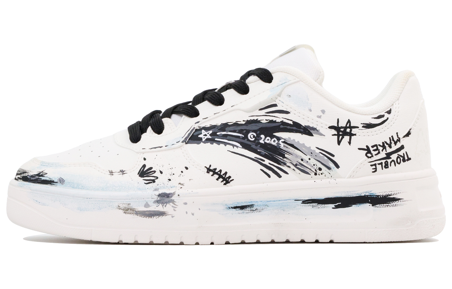 Расслабленные нескользящие амортизирующие низкие кроссовки для скейтбординга men's ANTA, белый
Расслабленные нескользящие амортизирующие низкие кроссовки для скейтбординга men's ANTA, белый