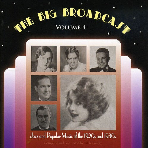 CD диск Big Broadcast 4: Jazz & Popular Music / Various: Big Broadcast: Jazz & Popular 1920S & 1930 4 / Various 
CD диск Big Broadcast 4: Jazz & Popular Music / Various: Big Broadcast: Jazz & Popular 1920S & 1930 4 / Various