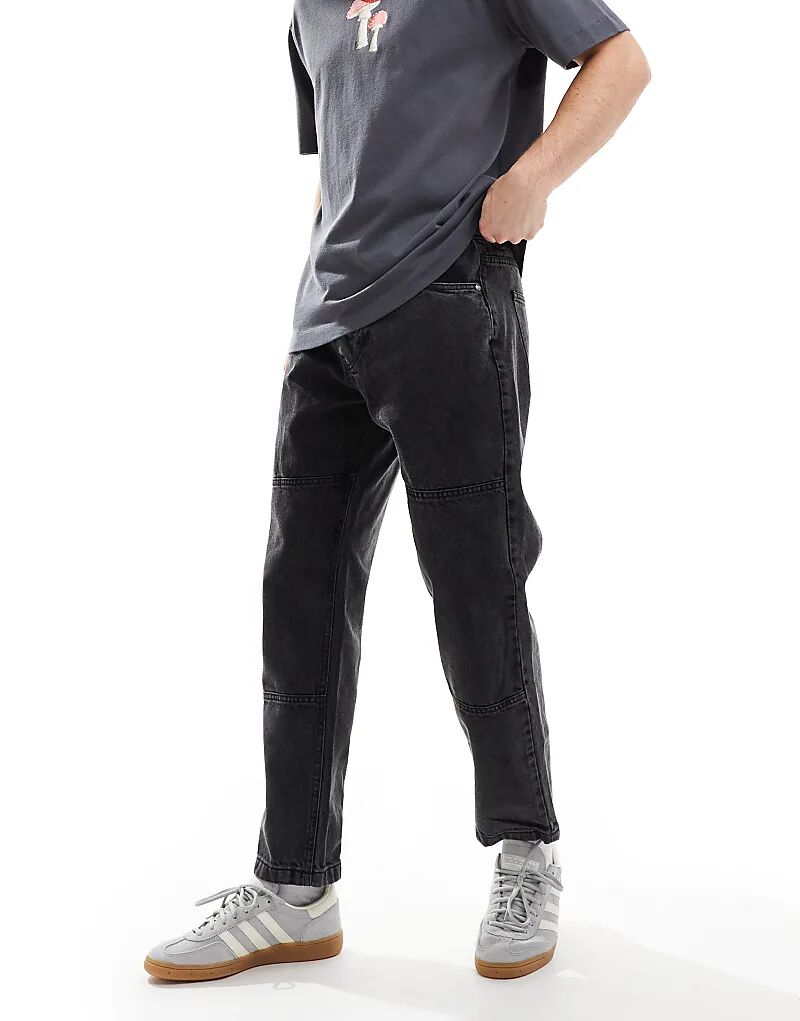 Свободные джинсы черного цвета с отделкой швами Brave Soul
Свободные джинсы черного цвета с отделкой швами Brave Soul