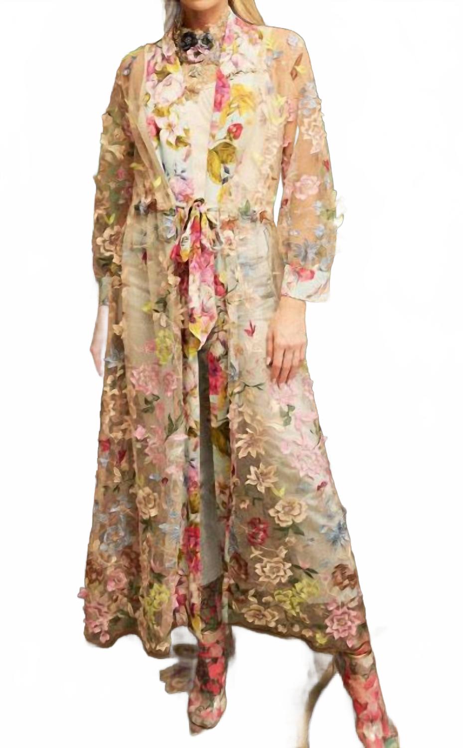 Кимоно с цветочным принтом в мультиколоре Aratta
Кимоно с цветочным принтом в мультиколоре Aratta