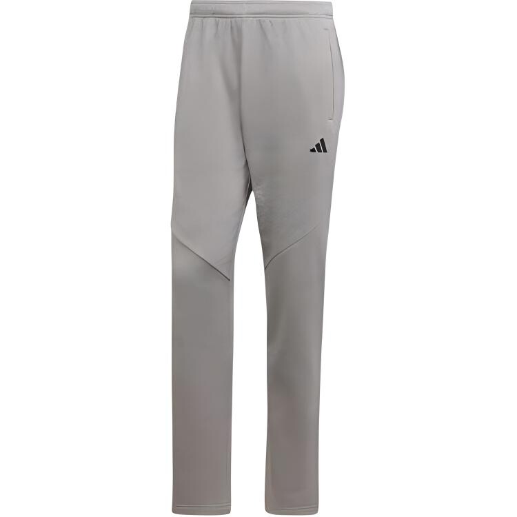 Трикотажные спортивные штаны мужские, средне-серые Adidas, серый 
Трикотажные спортивные штаны мужские, средне-серые Adidas, серый