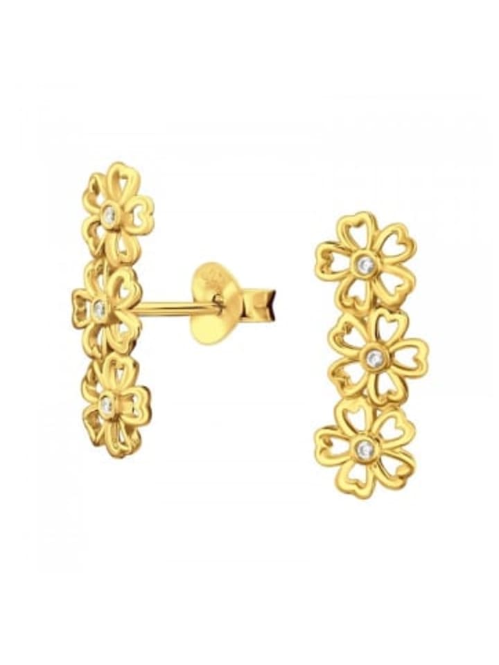 Alexander York Серьги-гвоздики в виде цветочного узора из золота, изготовленные из серебра 925 пробы, комплект из 2 штук
Alexander York Серьги-гвоздики в виде цветочного узора из золота, изготовленные из серебра 925 пробы, комплект из 2 штук