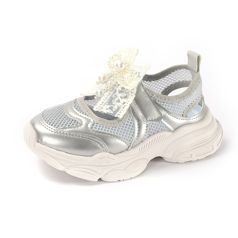 Детские сандалии с нескользящей подошвой RHOBESAM, серебряный
Детские сандалии с нескользящей подошвой RHOBESAM, серебряный