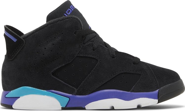 Кроссовки Air Jordan 6 Retro TD 'Aqua', черный 
Кроссовки Air Jordan 6 Retro TD 'Aqua', черный