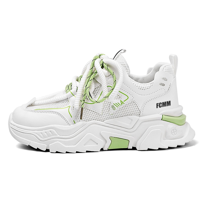 Мужские кроссовки с мягкой подошвой, нескользящие, дышащие, низкие, массивные FCMM, White
Мужские кроссовки с мягкой подошвой, нескользящие, дышащие, низкие, массивные FCMM, White