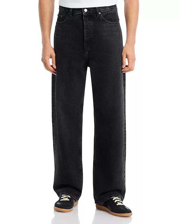 Широкие джинсы неизвестного цвета Frame, черный
Широкие джинсы неизвестного цвета Frame, черный