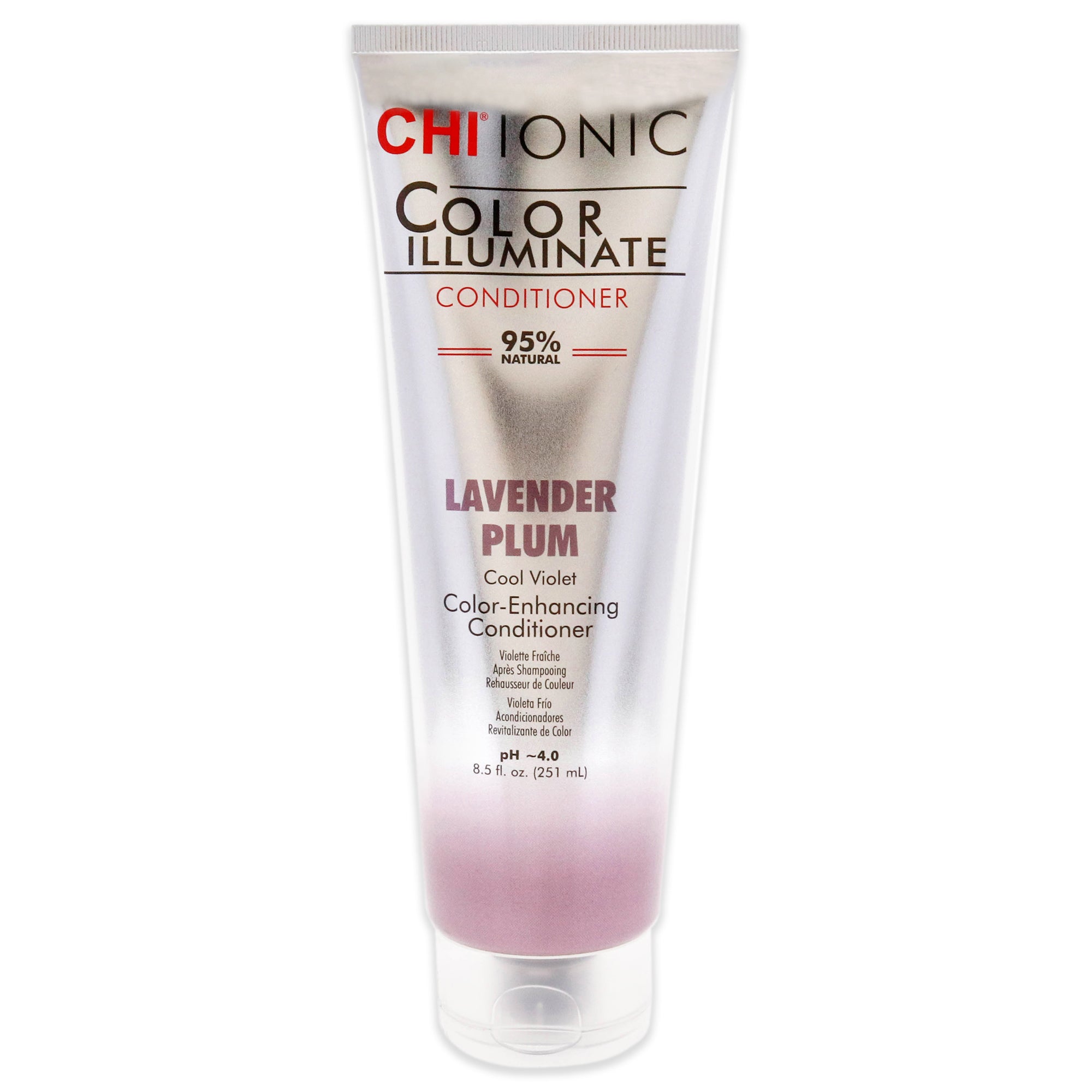 Кондиционер для волос Ionic Color Illuminate - Lavender Plum от CHI, подходит для мужчин и женщин - 240 мл
Кондиционер для волос Ionic Color Illuminate - Lavender Plum от CHI, подходит для мужчин и женщин - 240 мл