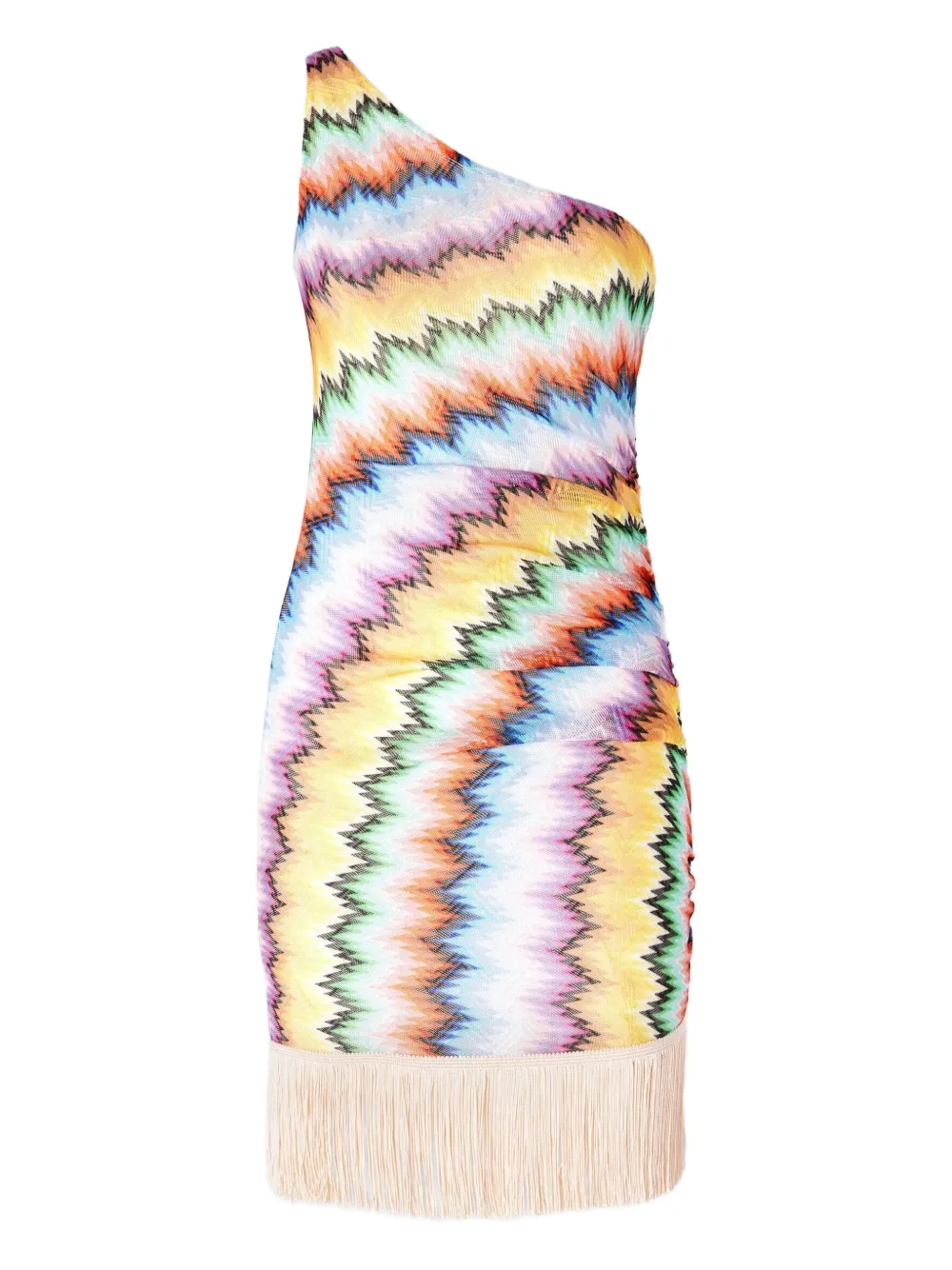 Мини-платье с зигзагообразной бахромой Missoni, нейтральный
Мини-платье с зигзагообразной бахромой Missoni, нейтральный