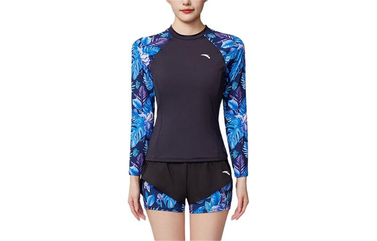 Раздельный купальник женский черный/цветочно-синий Anta
Раздельный купальник женский черный/цветочно-синий Anta