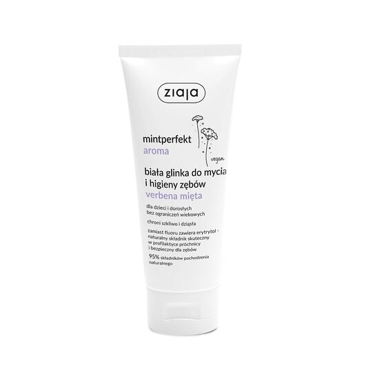 Белая глина для чистки и гигиены зубов Вербена Мятная 100мл Ziaja Miniperfekt Aroma
Белая глина для чистки и гигиены зубов Вербена Мятная 100мл Ziaja Miniperfekt Aroma