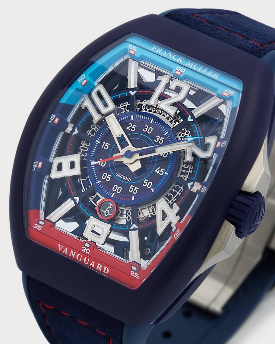 Мужские автоматические часы Bill Auberlen Skeleton ограниченной серии синего цвета Franck Muller
Мужские автоматические часы Bill Auberlen Skeleton ограниченной серии синего цвета Franck Muller