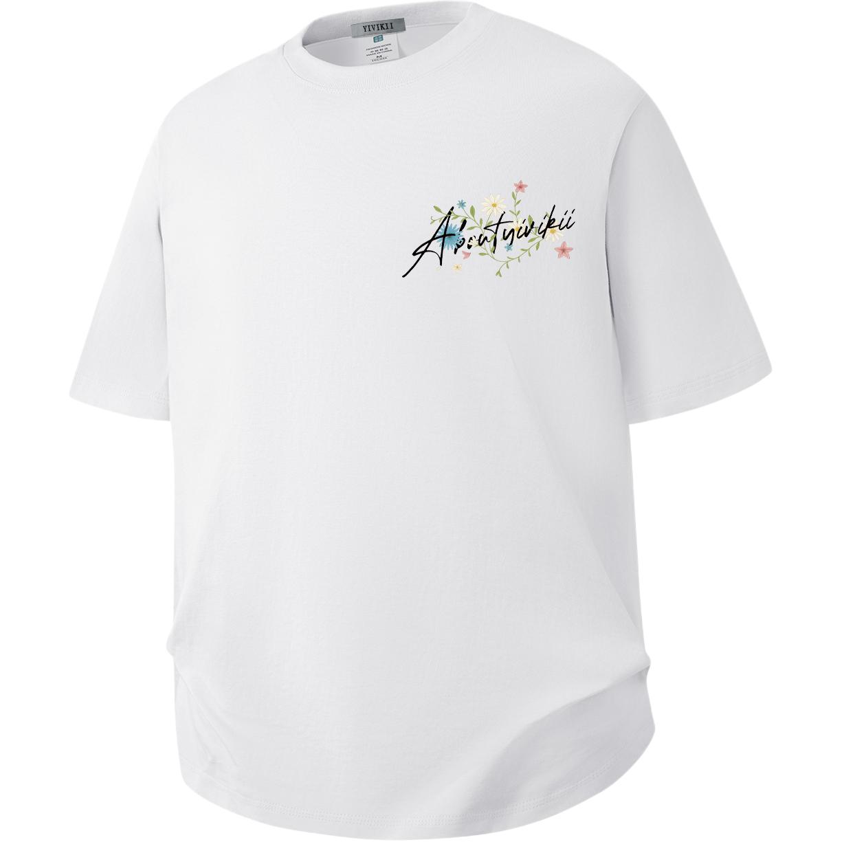 Футболка с коротким рукавом унисекс YIVIKII, белый
Футболка с коротким рукавом унисекс YIVIKII, белый