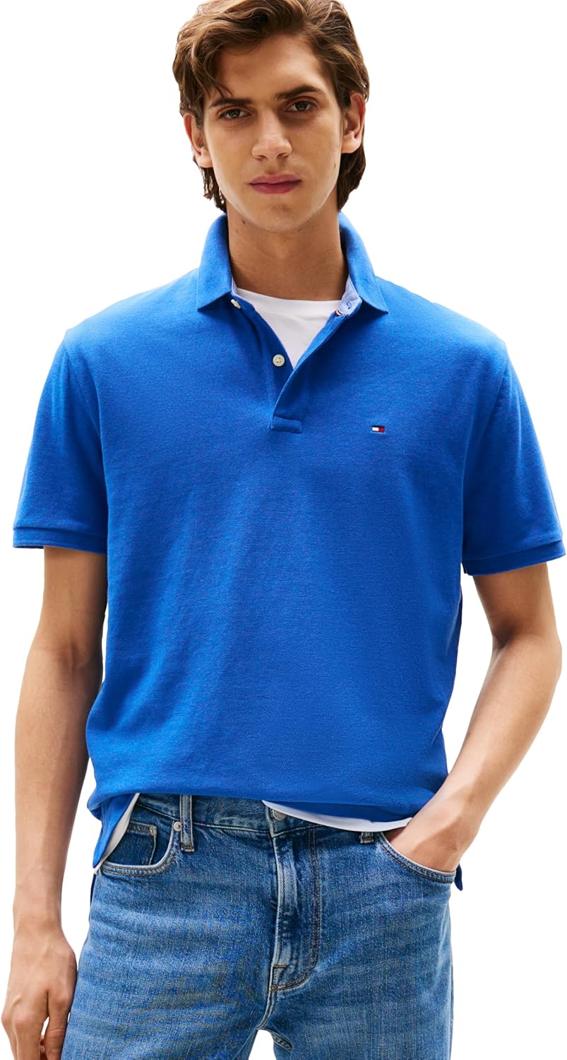 Мужская рубашка-поло Tommy Hilfiger с короткими рукавами из хлопка пике классического кроя, Cobalt Heather, Синий, Мужская рубашка-поло Tommy Hilfiger с короткими рукавами из хлопка пике классического кроя, Cobalt Heather
Мужская рубашка-поло Tommy Hilfiger с короткими рукавами из хлопка пике классического кроя, Cobalt Heather, Синий, Мужская рубашка-поло Tommy Hilfiger с короткими рукавами из хлопка пике классического кроя, Cobalt Heather