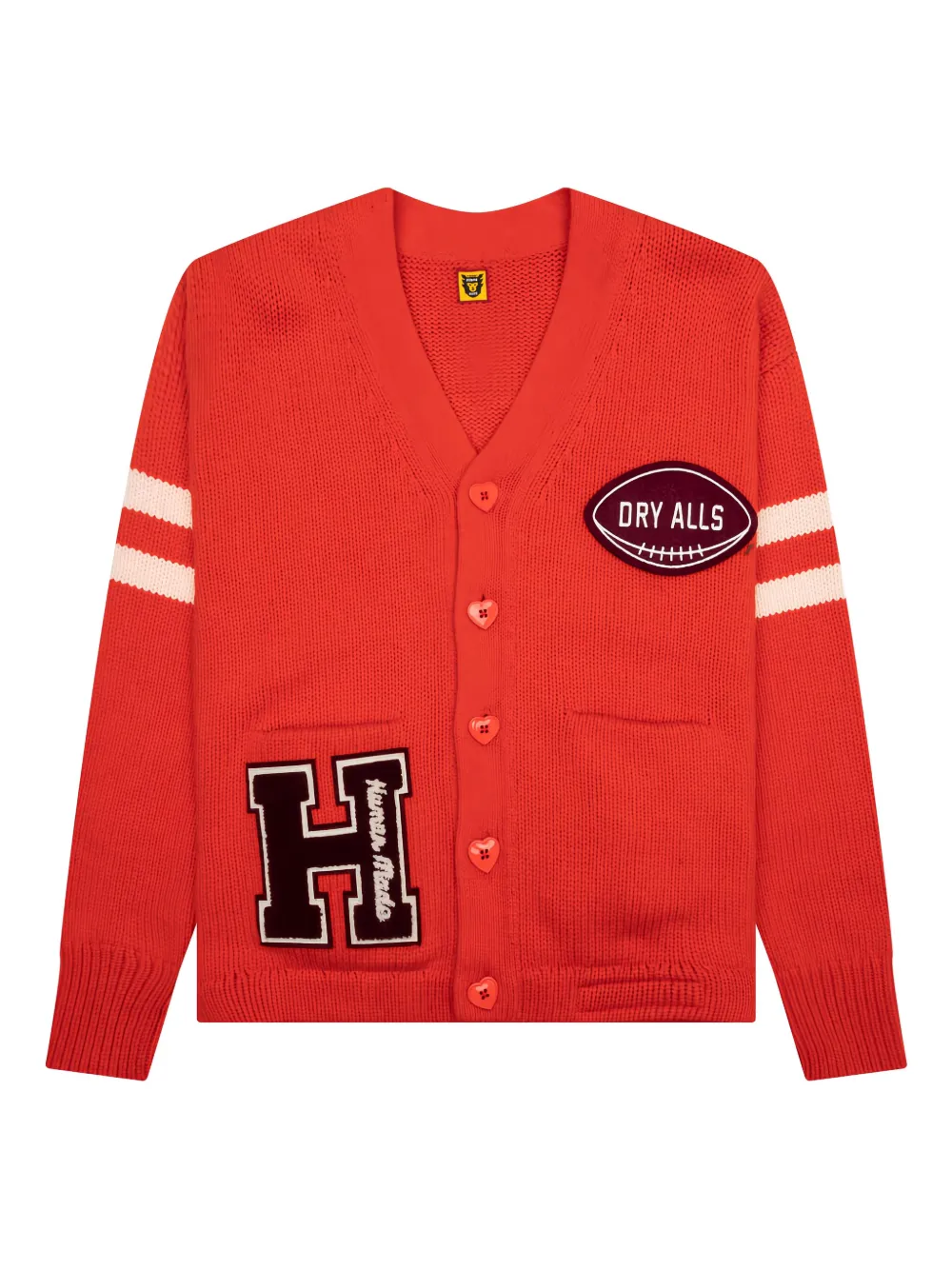 Кардиган с нашивкой-логотипом Human Made, красный
Кардиган с нашивкой-логотипом Human Made, красный