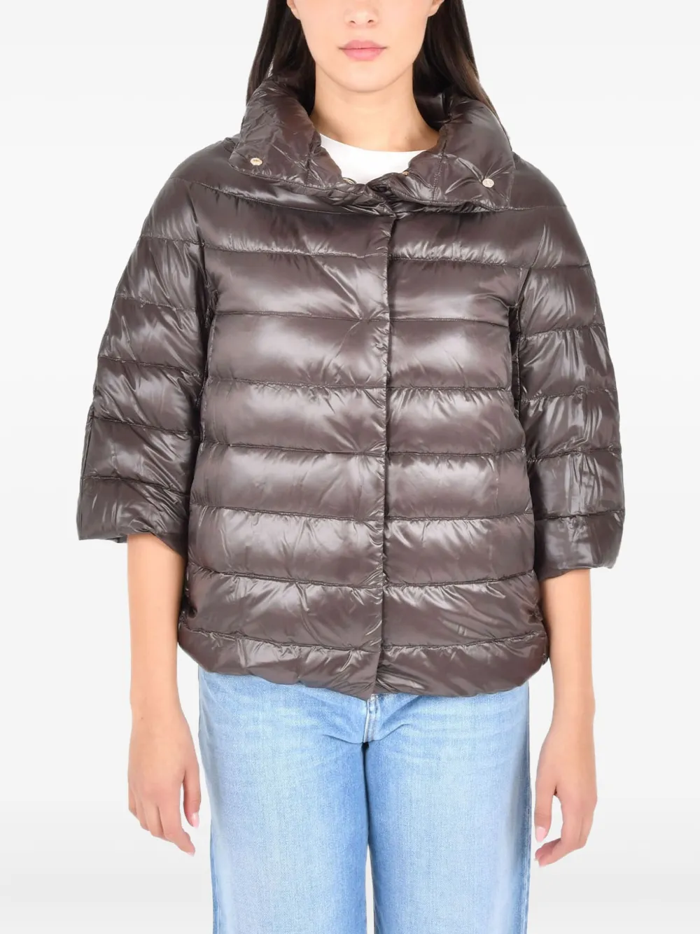 Куртка Aminta с воротником-воронкой Herno, коричневый
Куртка Aminta с воротником-воронкой Herno, коричневый