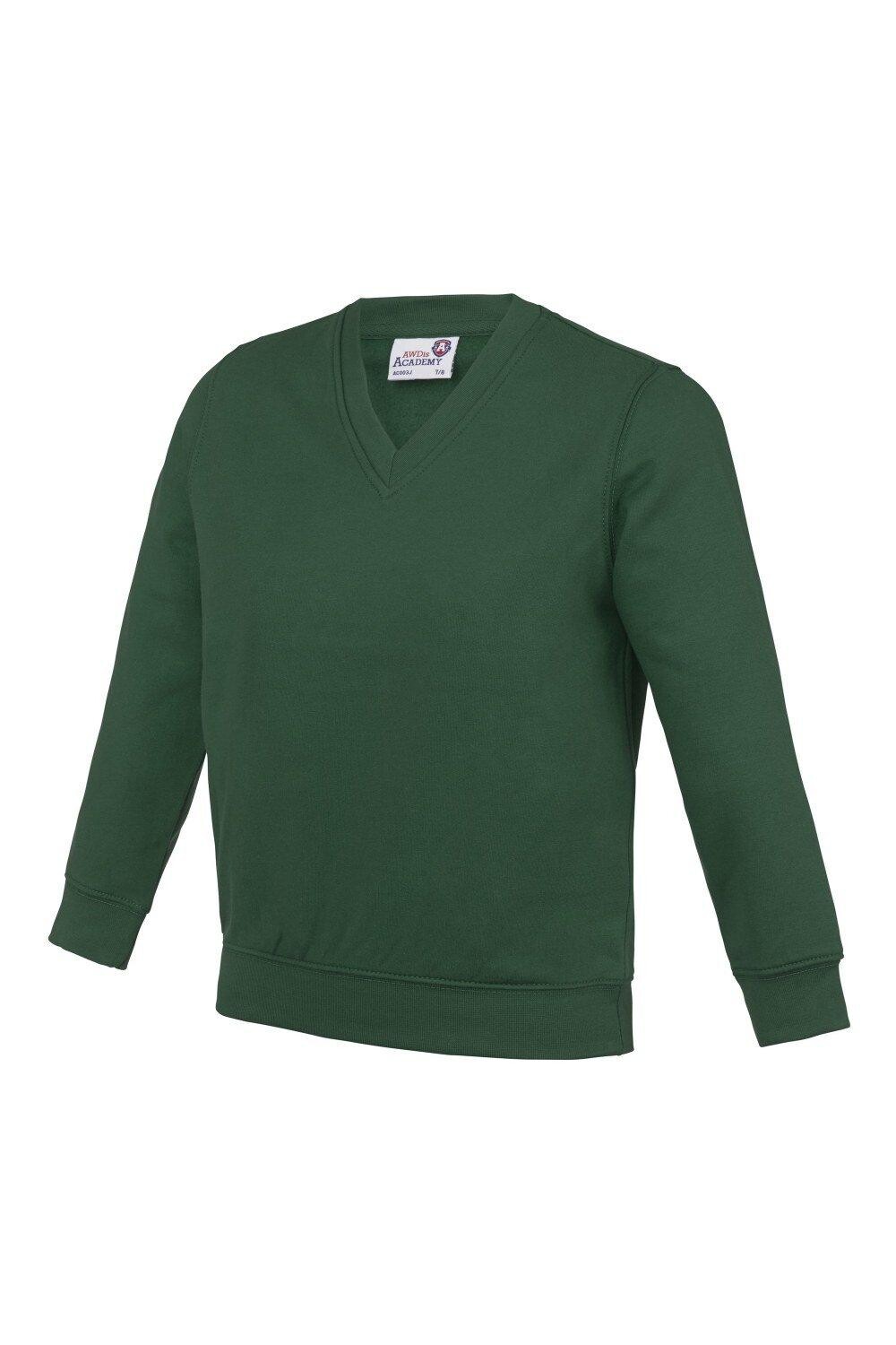 Школьный джемпер/толстовка с V-образным вырезом Academy AWDis, зеленый
Школьный джемпер/толстовка с V-образным вырезом Academy AWDis, зеленый