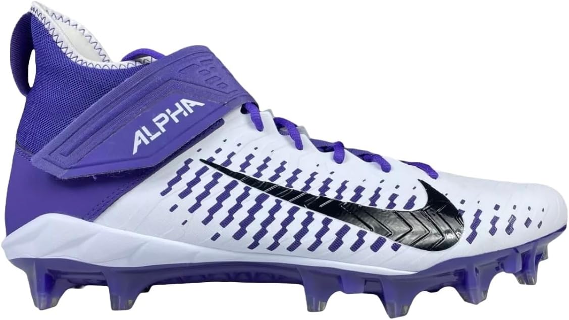 Футбольные бутсы Nike Alpha Menace Pro 2 D мужские, черно-белые, 7 месяцев США, White/Purple
Футбольные бутсы Nike Alpha Menace Pro 2 D мужские, черно-белые, 7 месяцев США, White/Purple