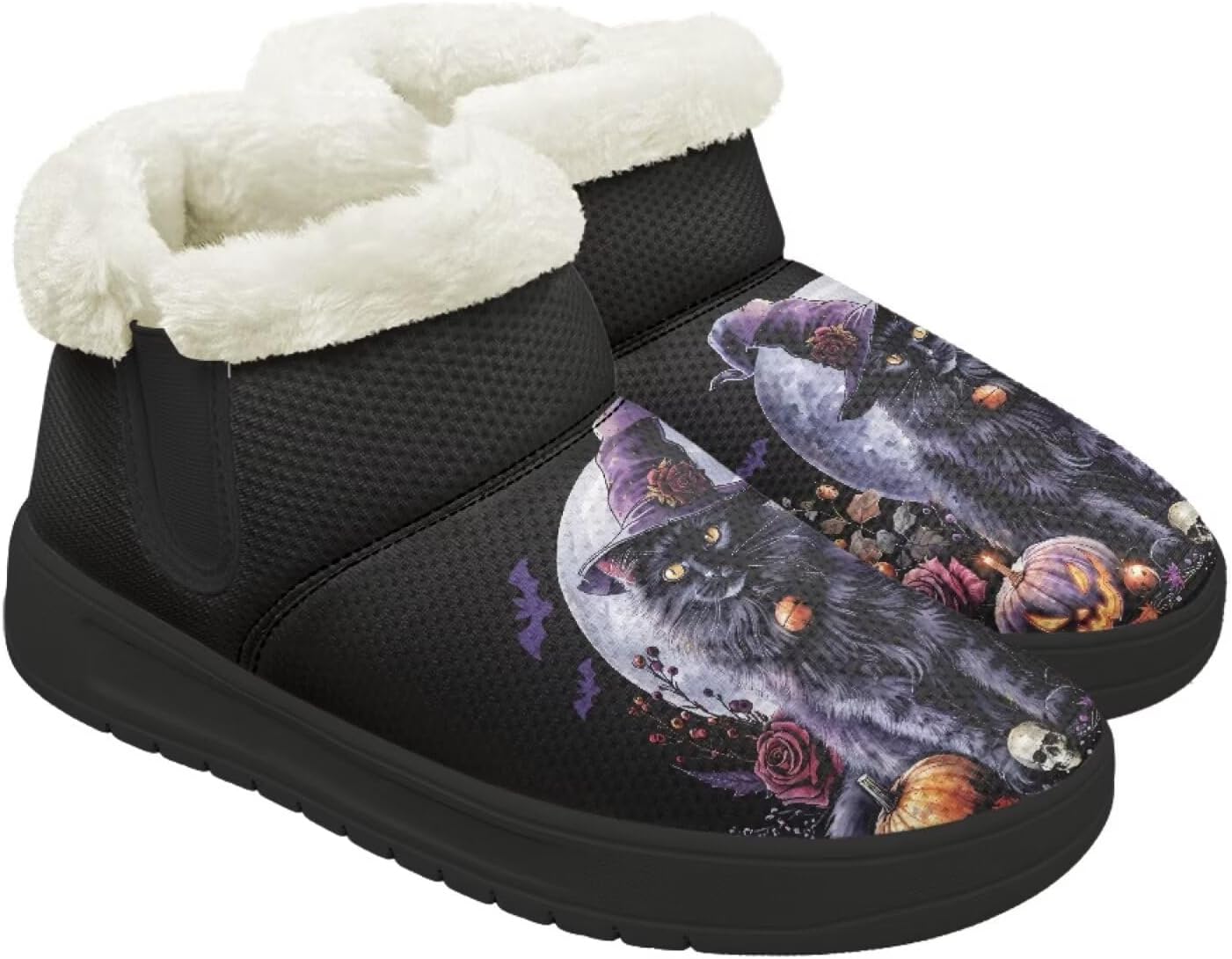 Зимние ботинки Forchrinse для женщин и мужчин, с меховой подкладкой, для ходьбы на улице, короткие, с теплой подошвой и противоскользящей стелькой, черный
Зимние ботинки Forchrinse для женщин и мужчин, с меховой подкладкой, для ходьбы на улице, короткие, с теплой подошвой и противоскользящей стелькой, черный