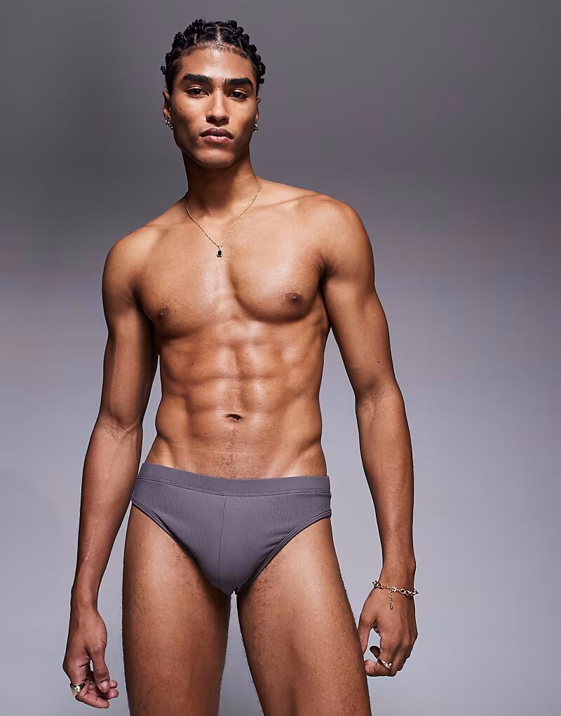 Текстурированные плавки-шорты ASOS DESIGN угольного цвета
Текстурированные плавки-шорты ASOS DESIGN угольного цвета